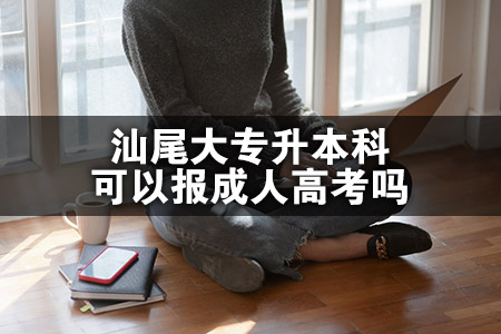 汕尾大专升本科可以报成人高考吗